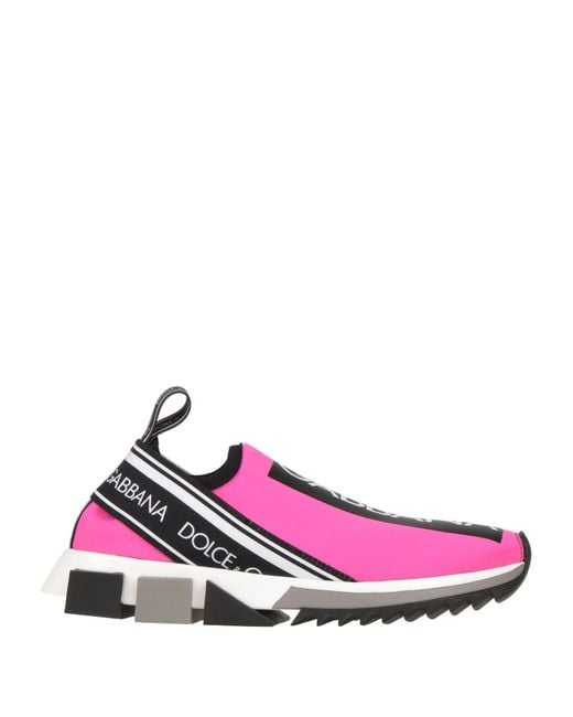 Dolce & Gabbana Pink Sneakers