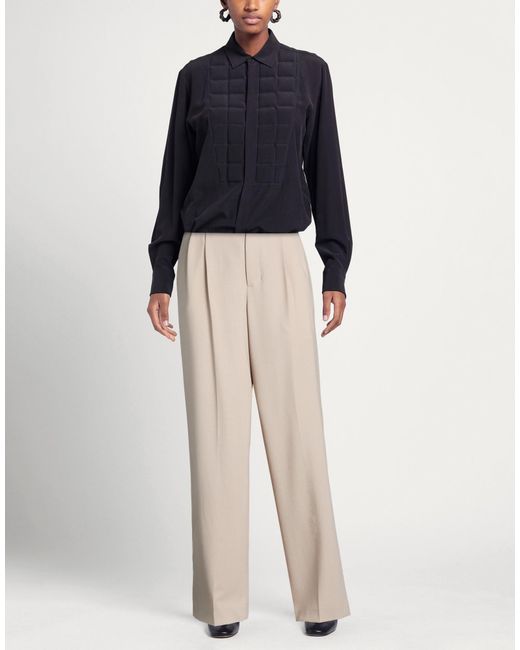 AMI White Pants Virgin Wool