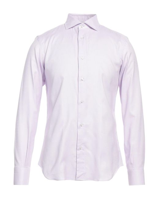 Sartorio Napoli Purple Shirt for men