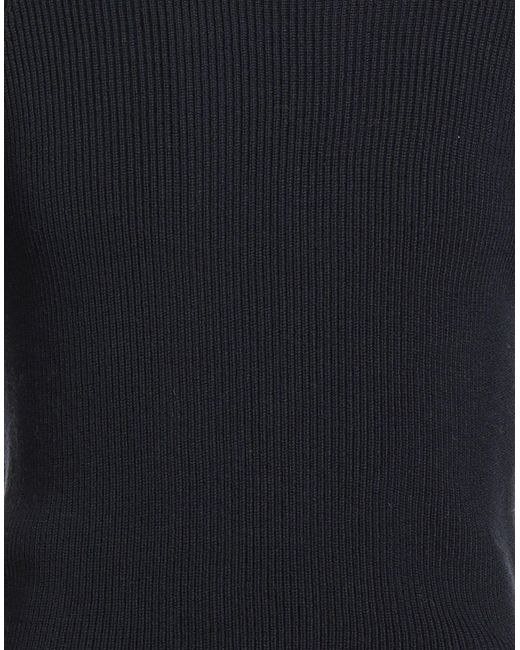 Alpha Studio Blue Turtleneck Merino Wool for men