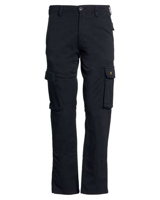 Lyle & Scott Blue Midnight Pants Cotton, Elastane for men