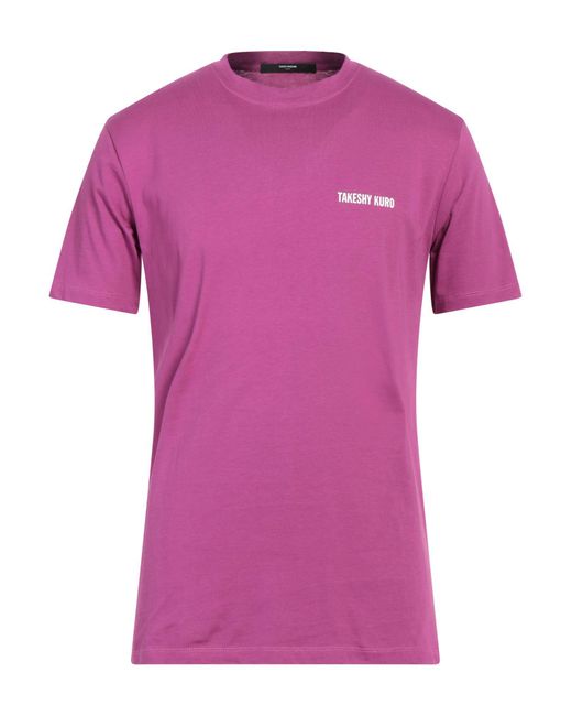 Takeshy Kurosawa Pink T-shirt for men