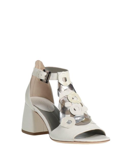 Ixos White Sandals Leather