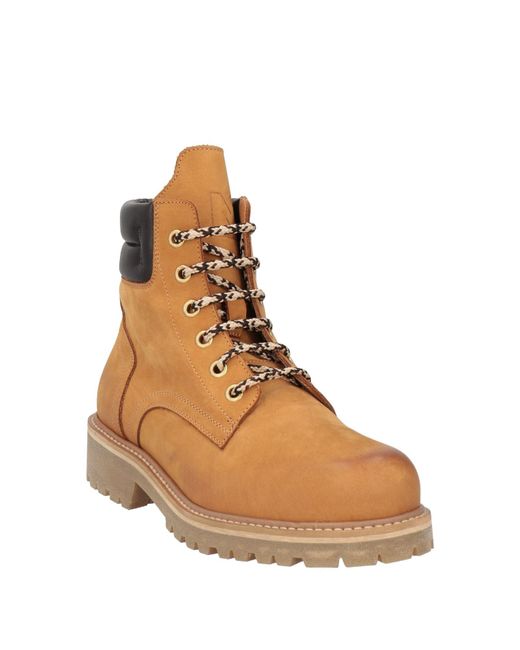 Ennequadro Brown Ankle Boots Leather