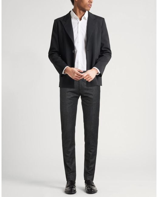 Berwich Gray Pants Virgin Wool for men