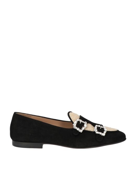Semicouture Black Loafers Leather