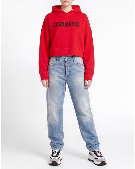 Jacob Cohen Red Sweatshirt Cotton