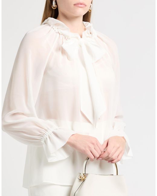 P.A.R.O.S.H. White P.A.R.O..H. Top Polyester