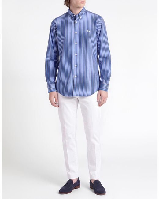 Harmont & Blaine Blue Shirt Cotton for men