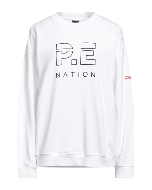 P.E Nation White Sweatshirt