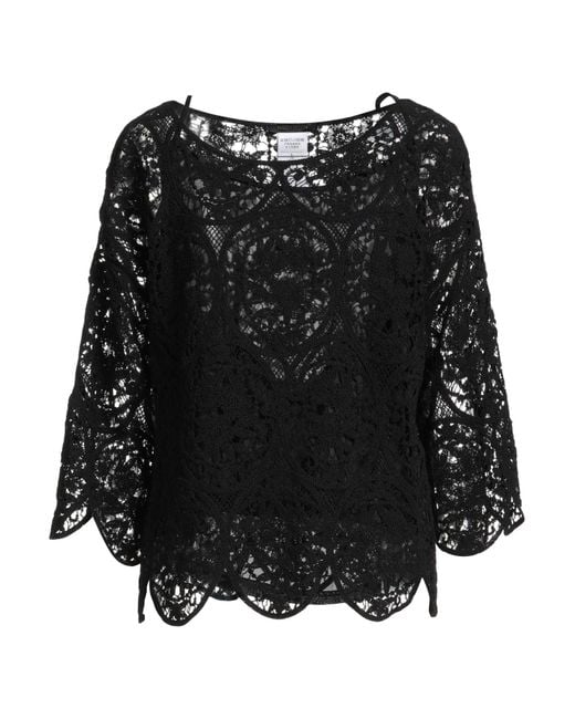Marina Rinaldi Black Top Cotton, Polyamide