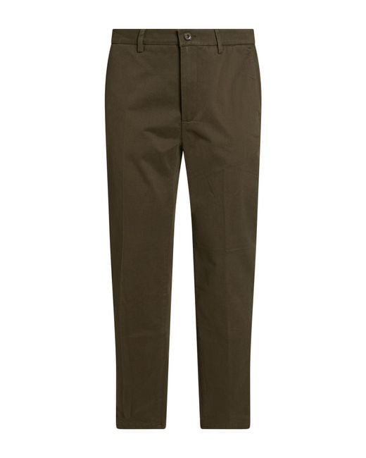 Teleria Zed Green Military Pants Cotton, Elastane for men