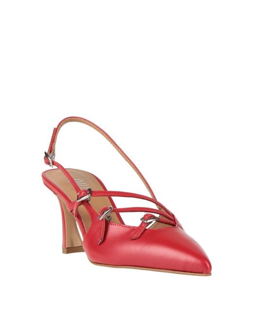 Ovyè Red Pumps Leather