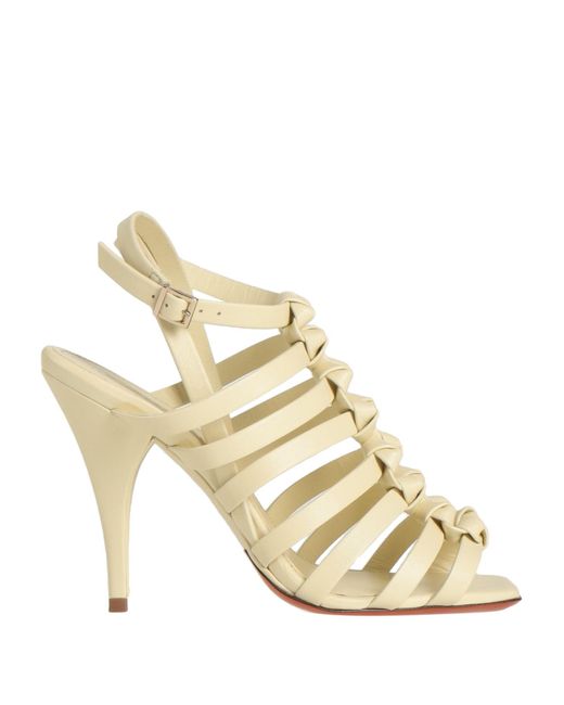 Santoni Metallic Sandals