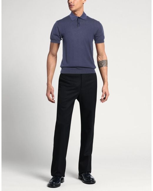 Polo Aragona de hombre de color Blue