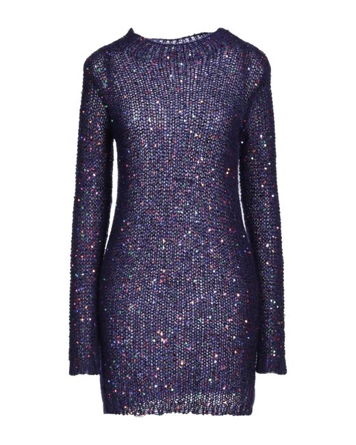 Robe courte Roberto Collina en coloris Blue