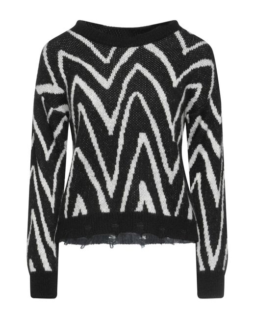 VANESSA SCOTT Black Sweater Acrylic, Polyamide, Wool, Viscose