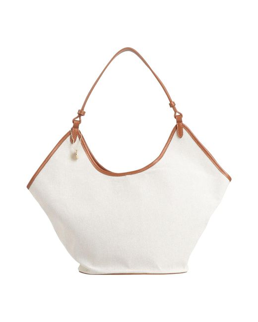 Laura Di Maggio White Shoulder Bag