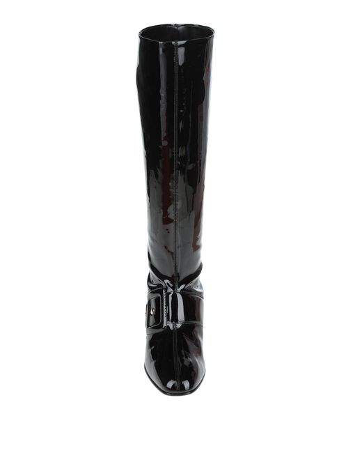Roger Vivier Black Boot Leather