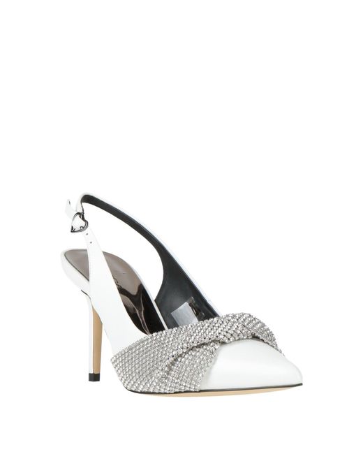 Tosca Blu White Pumps Leather