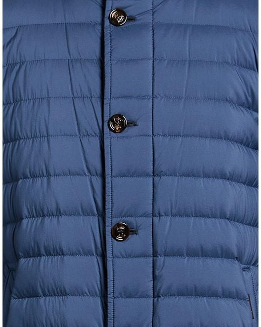 Moorer Blue Slate Puffer Polyamide, Polyurethane for men