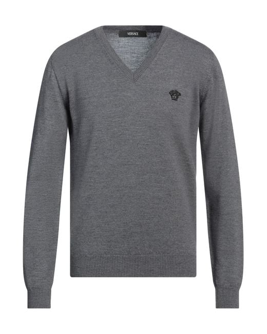 Pullover Versace pour homme en coloris Gray