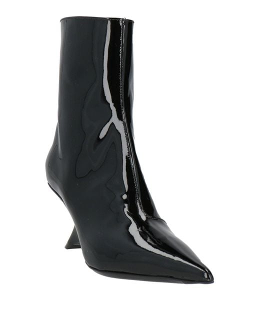 Vic Matié Black Ankle Boots Leather