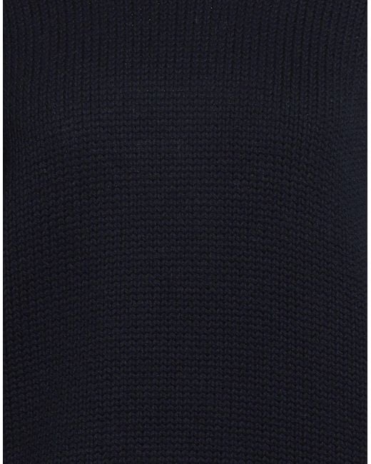 Aragona Blue Midnight Turtleneck Merino Wool