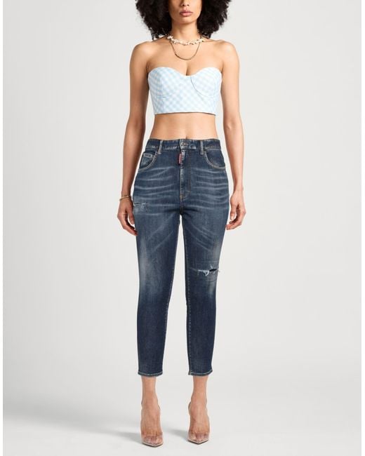 DSquared² Blue Jeans Cotton, Elastomultiester, Elastane