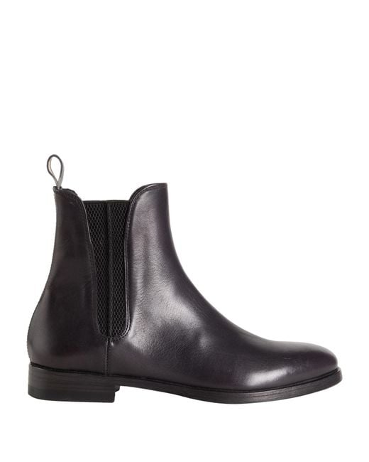 Alberto Fasciani Black Ankle Boots Calfskin