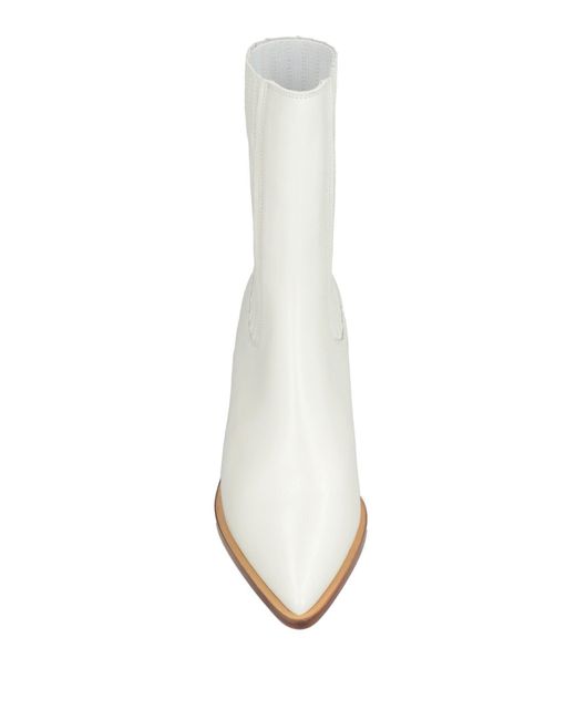 Ba&sh White Ankle Boots