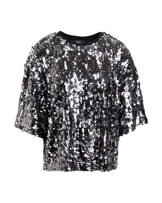 Weekend by Maxmara Black Top Polyester, Elastane