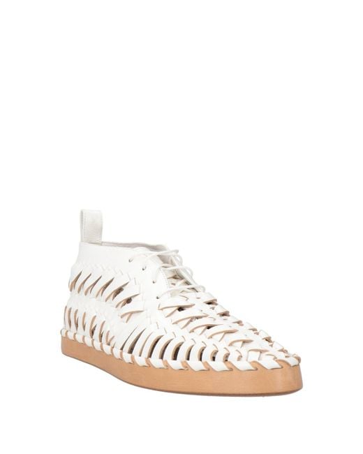 Jil Sander Natural Ankle Boots