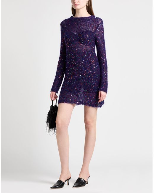 Robe courte Roberto Collina en coloris Blue
