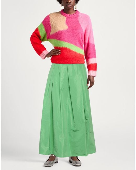 Pinko Green Maxi Skirt