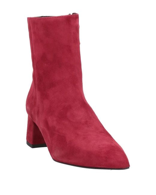 NCUB Red Ankle Boots