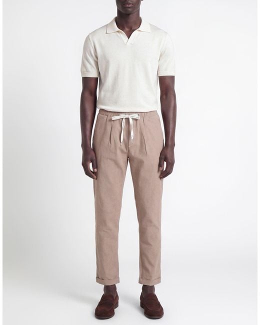 Takeshy Kurosawa Natural Pants Cotton, Elastane for men