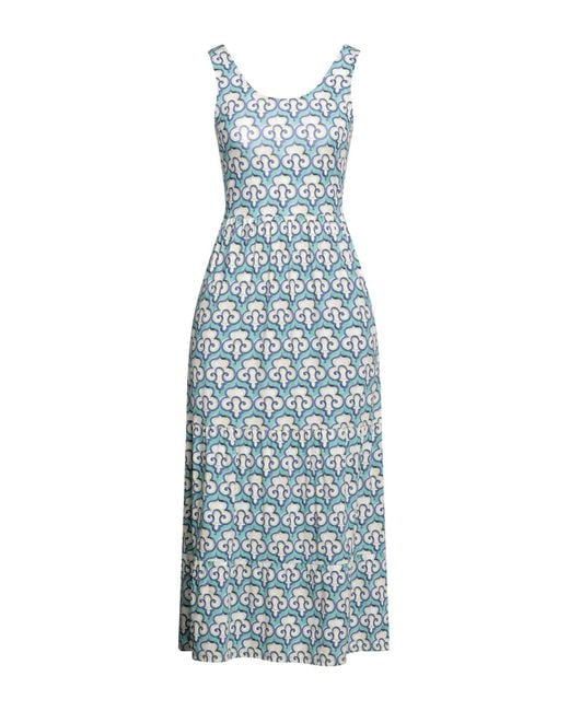 Maliparmi Blue Midi Dress