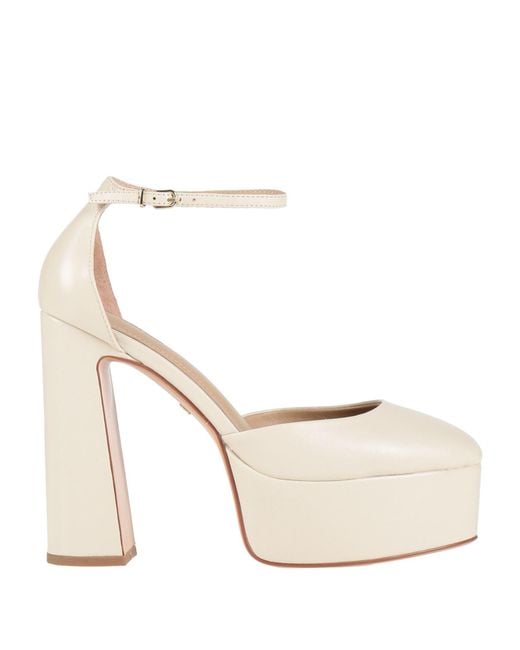 Lola Cruz Natural Pumps Leather