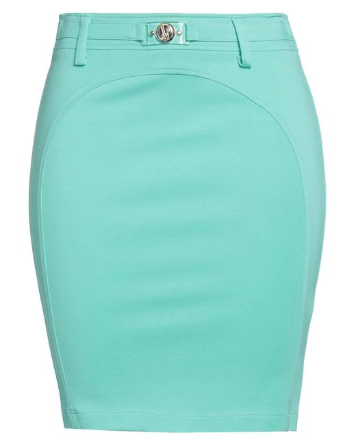 Versace Blue Mini Skirt