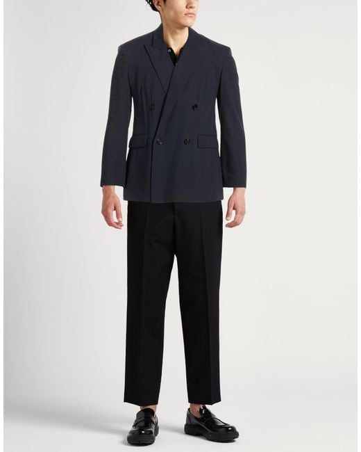Boss Blue Blazer Wool, Viscose, Elastane for men