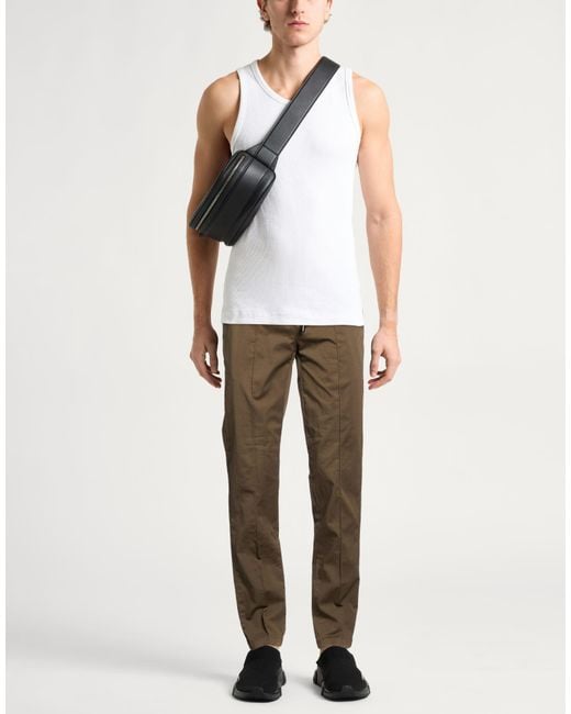 Isaia Gray Pants Cotton, Elastane for men