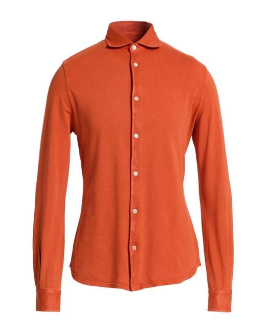 Camisa Fedeli de hombre de color Orange
