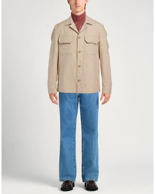 L.b.m. 1911 Natural Jacket Cotton, Elastane for men