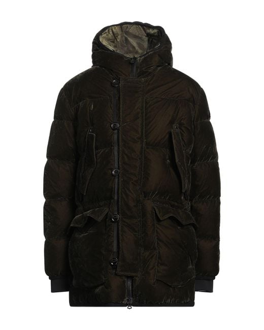Peuterey Black Military Puffer Viscose, Polyamide for men
