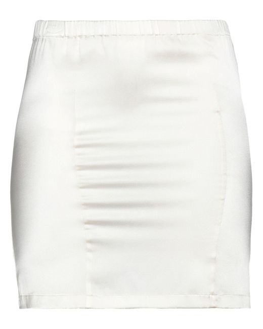 Jucca White Mini Skirt