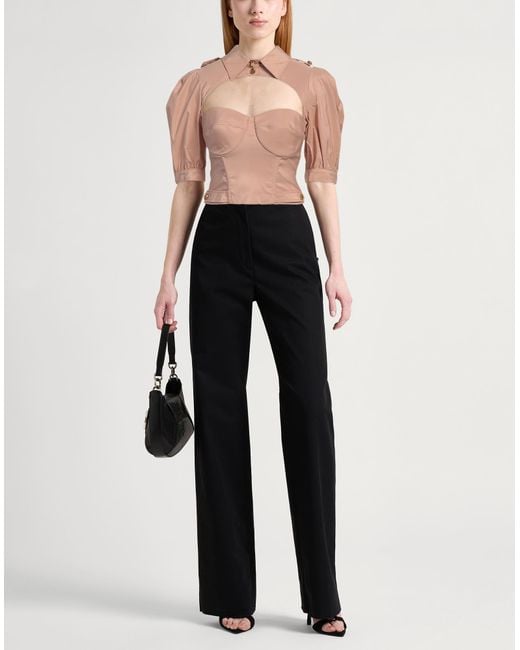 Elisabetta Franchi Pink Top Polyester, Polyamide, Elastane
