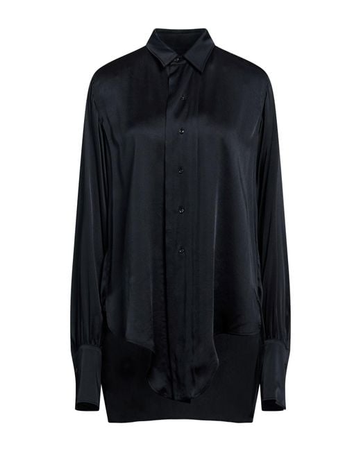Maison Margiela Blue Shirt Acetate, Viscose