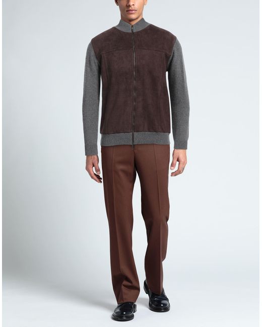 Cashmere Company Brown Cardigan for men