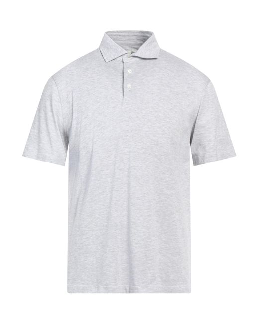 Luigi Borrelli Napoli White Polo Shirt for men